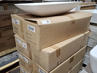 4x waskom mat wit - afbeelding 6 van  7