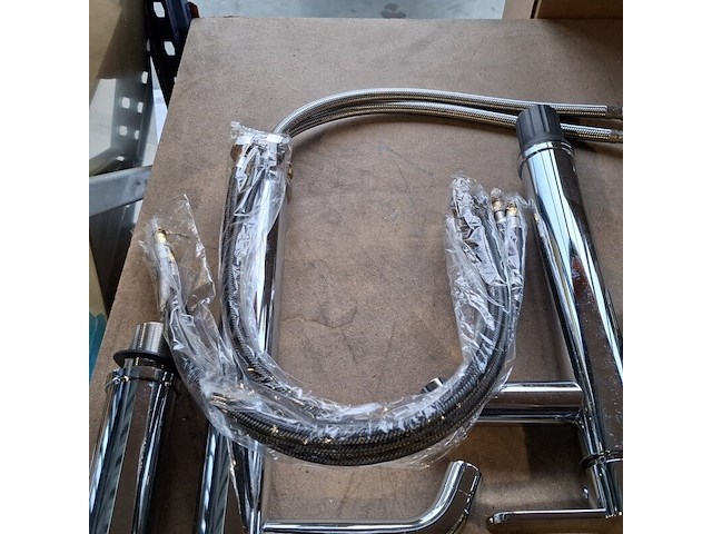 4x waskomkraan, 3x chroom - 1x mat zwart - afbeelding 3 van  11