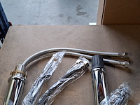 4x waskomkraan, 3x chroom - 1x mat zwart - afbeelding 8 van  11