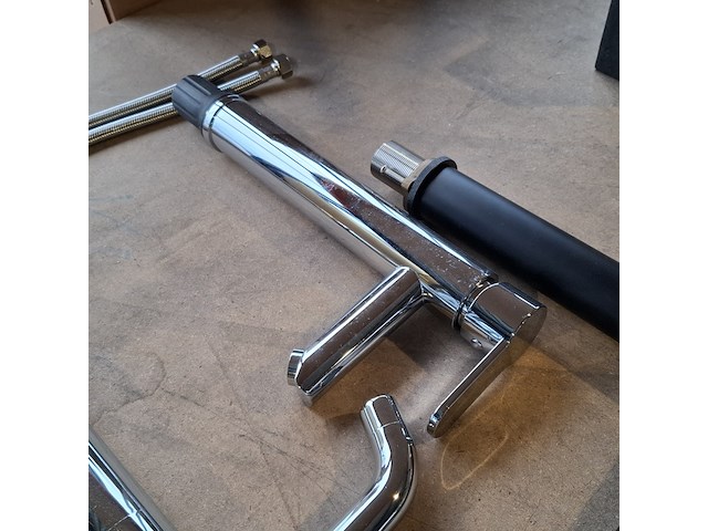 4x waskomkraan, 3x chroom - 1x mat zwart - afbeelding 9 van  11