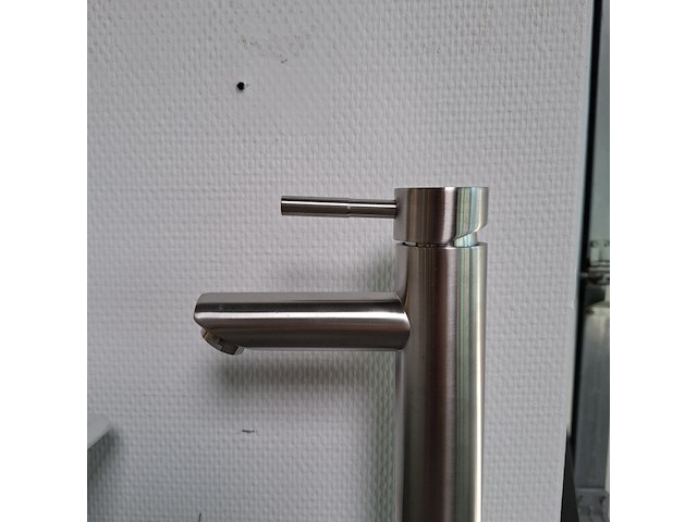 4x waskomkraan, hoog model, rvs geborsteld - afbeelding 2 van  5