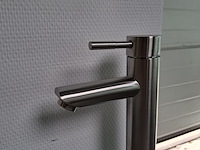 4x waskomkraan, hoog model, rvs geborsteld - afbeelding 3 van  5