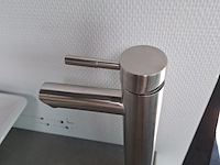 4x waskomkraan, hoog model, rvs geborsteld - afbeelding 4 van  5