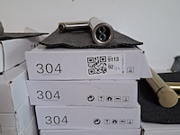4x waskomkraan, hoog model, rvs geborsteld - afbeelding 5 van  5