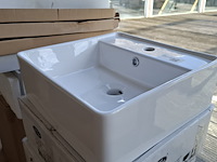 4x wastafel best design, store, glans wit - afbeelding 5 van  7