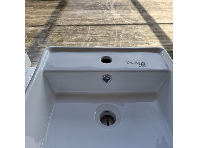 4x wastafel best design, store, glans wit - afbeelding 6 van  7