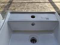 4x wastafel best design, store, glans wit - afbeelding 6 van  7