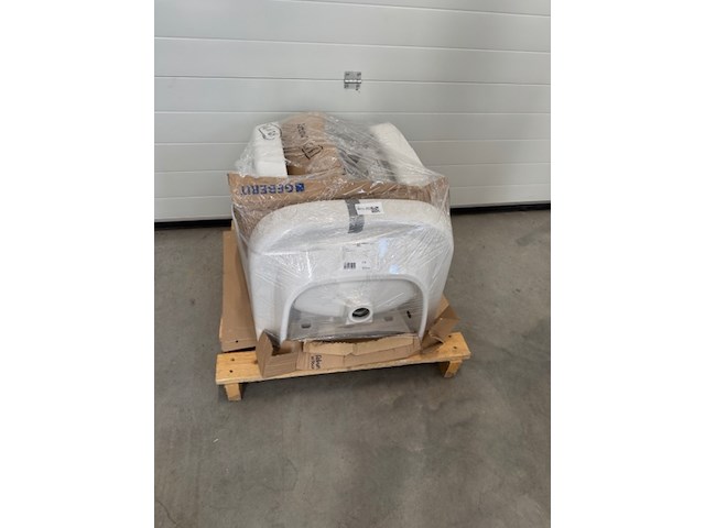 4x wastafel, geberit, basic 300, wit - afbeelding 2 van  5