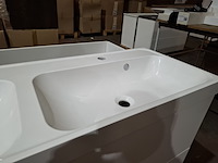 4x wastafel kwadra 1200, marmite, wit - afbeelding 3 van  6