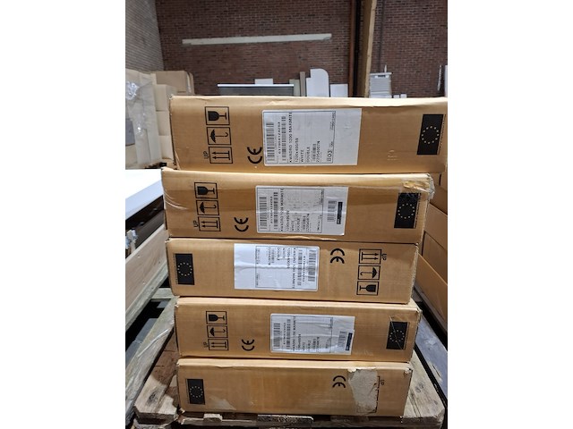 4x wastafel kwadra 1200, marmite, wit - afbeelding 5 van  6