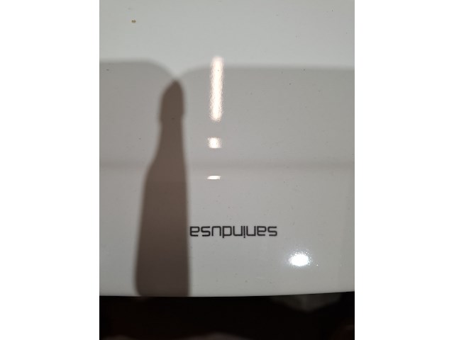 4x wastafel sanindusa, hi-dden 120, wit - afbeelding 7 van  9