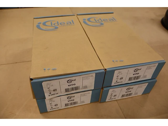4x wastafelmengkraan ideal standard, vito b0405aa, chroom - afbeelding 7 van  8
