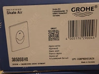 4x wc bedieningsplaat grohe, skate air, alpinewit - afbeelding 2 van  6