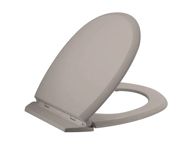 4x wc-zitting , allibert, atlas, licht taupe - afbeelding 1 van  6