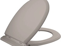 4x wc-zitting, allibert, atlas, licht taupe