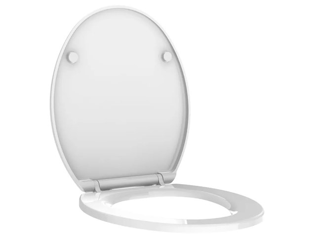 4x wc-zitting , allibert, kaleo, wit - afbeelding 1 van  6