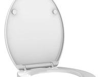 4x wc-zitting , allibert, kaleo, wit - afbeelding 1 van  6