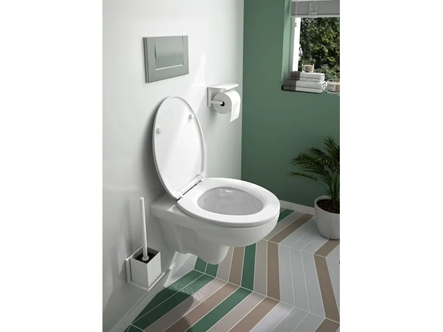 4x wc-zitting , allibert, kaleo, wit - afbeelding 3 van  6