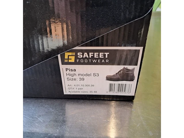 4x werkschoenen, diverse maten, safeet, pisa highmodel s3 - afbeelding 4 van  9
