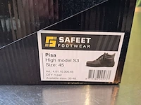 4x werkschoenen, diverse maten, safeet, pisa highmodel s3 - afbeelding 8 van  9
