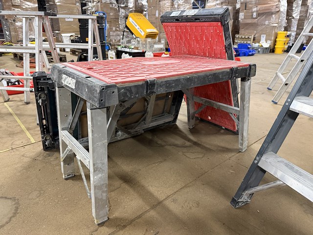 4x werktafel opvouwbaar 4-in-1 rubi - afbeelding 2 van  6