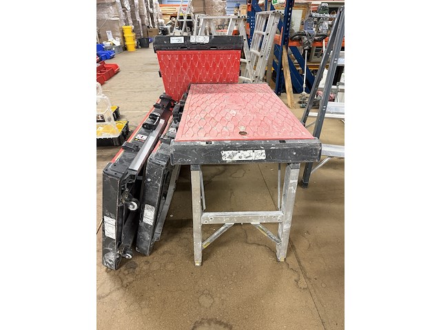 4x werktafel opvouwbaar 4-in-1 rubi - afbeelding 3 van  6