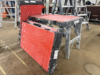 4x werktafel opvouwbaar 4-in-1 rubi - afbeelding 4 van  6