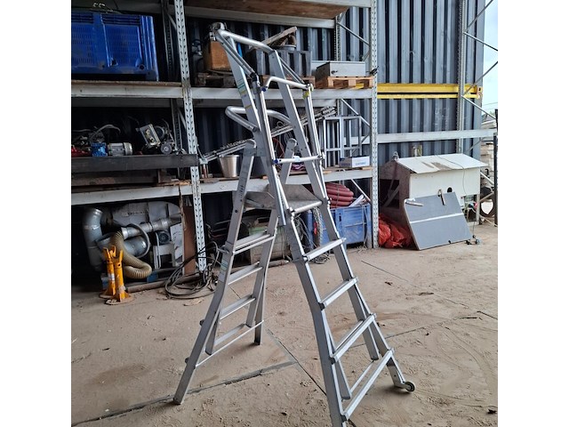4x werktrap met bordes, o.a. stradbally - afbeelding 3 van  9