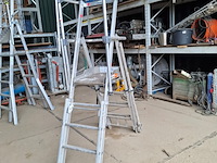 4x werktrap met bordes o.a. tubesca - afbeelding 1 van  13