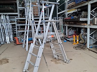 4x werktrap met bordes o.a. tubesca - afbeelding 6 van  13