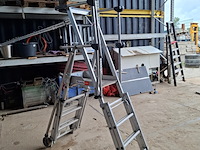 4x werktrap met bordes o.a. tubesca - afbeelding 7 van  13