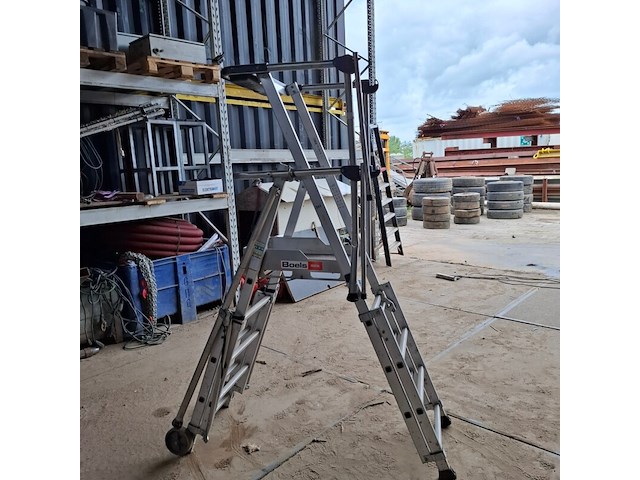 4x werktrap met bordes o.a. tubesca - afbeelding 8 van  13