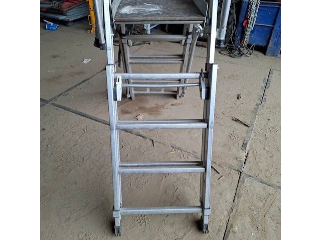 4x werktrap met bordes o.a. tubesca - afbeelding 9 van  13