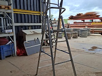 4x werktrap met bordes - afbeelding 4 van  7