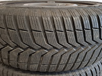 4x winterband met metalen velgen komen van een vw golf 5, vredestein, snowtrac 3 - afbeelding 2 van  16