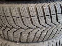 4x winterband met metalen velgen komen van een vw golf 5, vredestein, snowtrac 3 - afbeelding 3 van  16