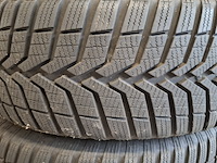 4x winterband met metalen velgen komen van een vw golf 5, vredestein, snowtrac 3 - afbeelding 4 van  16