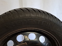4x winterband met metalen velgen komen van een vw golf 5, vredestein, snowtrac 3 - afbeelding 11 van  16