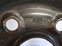 4x winterband met metalen velgen komen van een vw golf 5, vredestein, snowtrac 3 - afbeelding 16 van  16