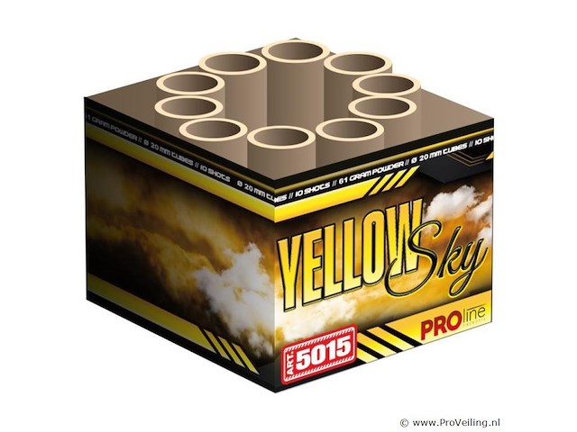 4x yellow sky 10 shots - afbeelding 1 van  1