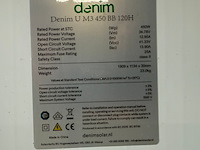 4x zonnepaneel denim u m3 450 bb 120h, glas/kunststof - afbeelding 5 van  5