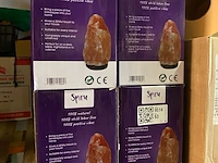 4x zoutlampen himalayazout 100% natuurlijk, 3-5 kg