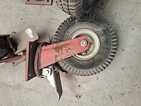 4x zwenkwiel met luchtband - afbeelding 2 van  5