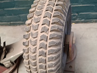 4x zwenkwiel met luchtband - afbeelding 4 van  5