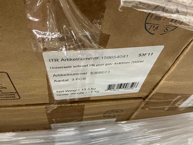 4x40mm pk pozi universele schroef (84x) - afbeelding 3 van  3