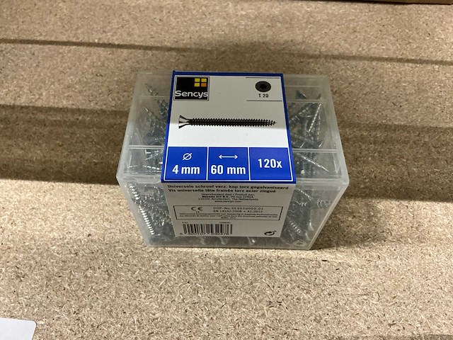4x60mm universele schroef (144x) - afbeelding 2 van  3