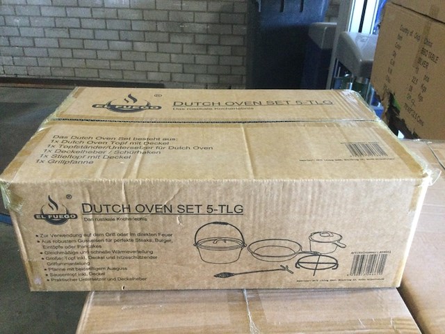 5- delige ovenset el fuego, ay04661, zwart - afbeelding 2 van  4
