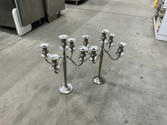 5-armige kandelaar (2x) - afbeelding 1 van  6