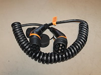 5 autolaadkabels / koppelkabels spiraal type 2. 6m 3x6 mm2. - afbeelding 2 van  3