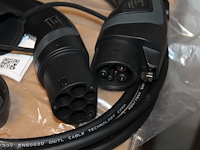 5 autolaadkabels / koppelkabels type 1 - type 2. 4m 3x2,5 mm2. - afbeelding 2 van  3